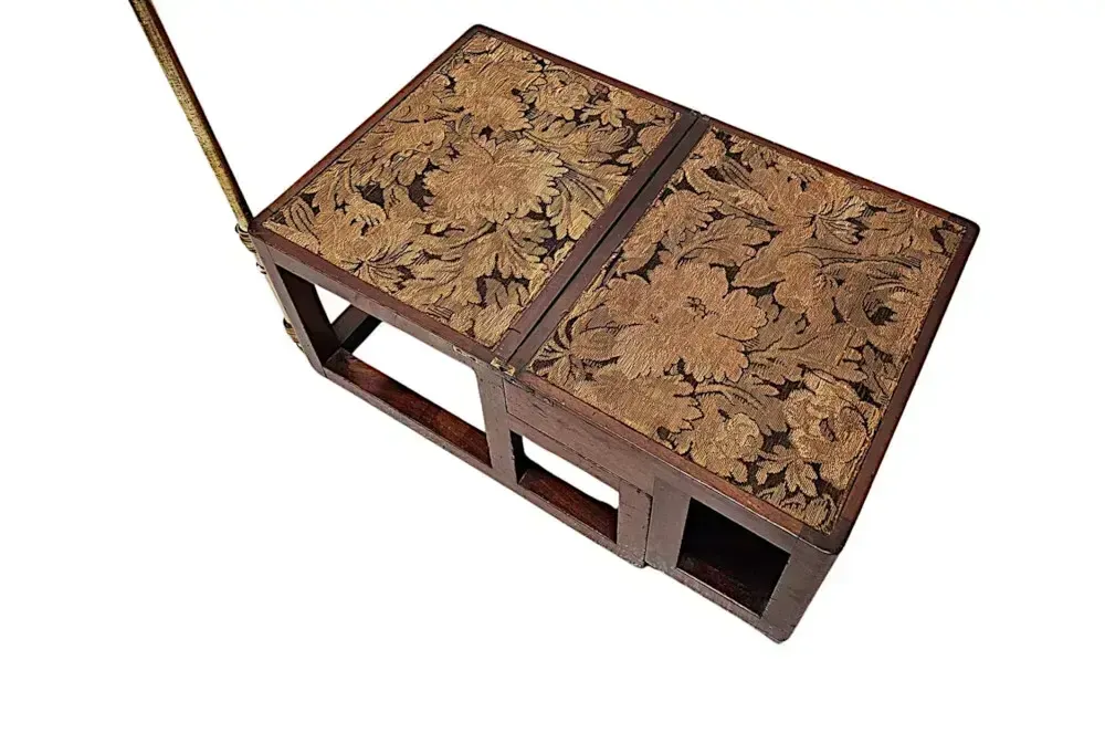A Very Rare Early 19th Century Metamorphic Library Steps That Converts To A Footstool photo 3148.2133