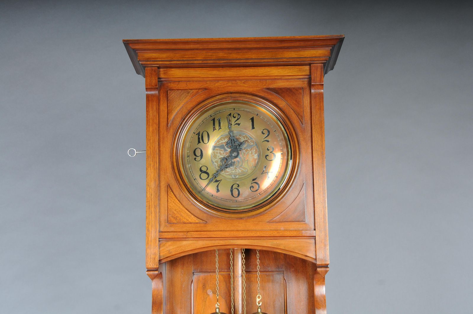 Antique Art Nouveau Grandfather Clock, Mahogany Germany, 1900 photo buy