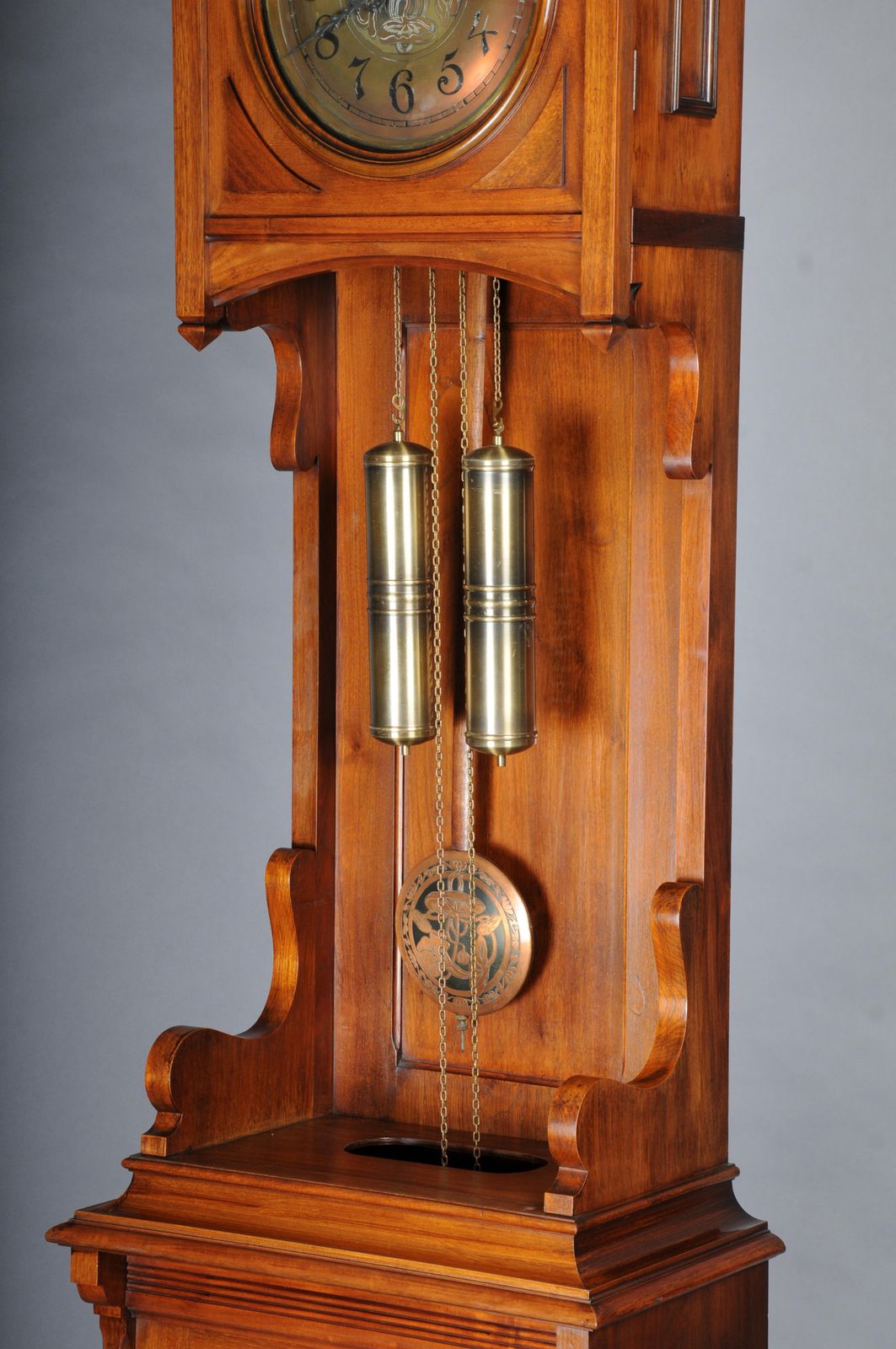 photo for sale Antique Art Nouveau Grandfather Clock, Mahogany Germany, 1900