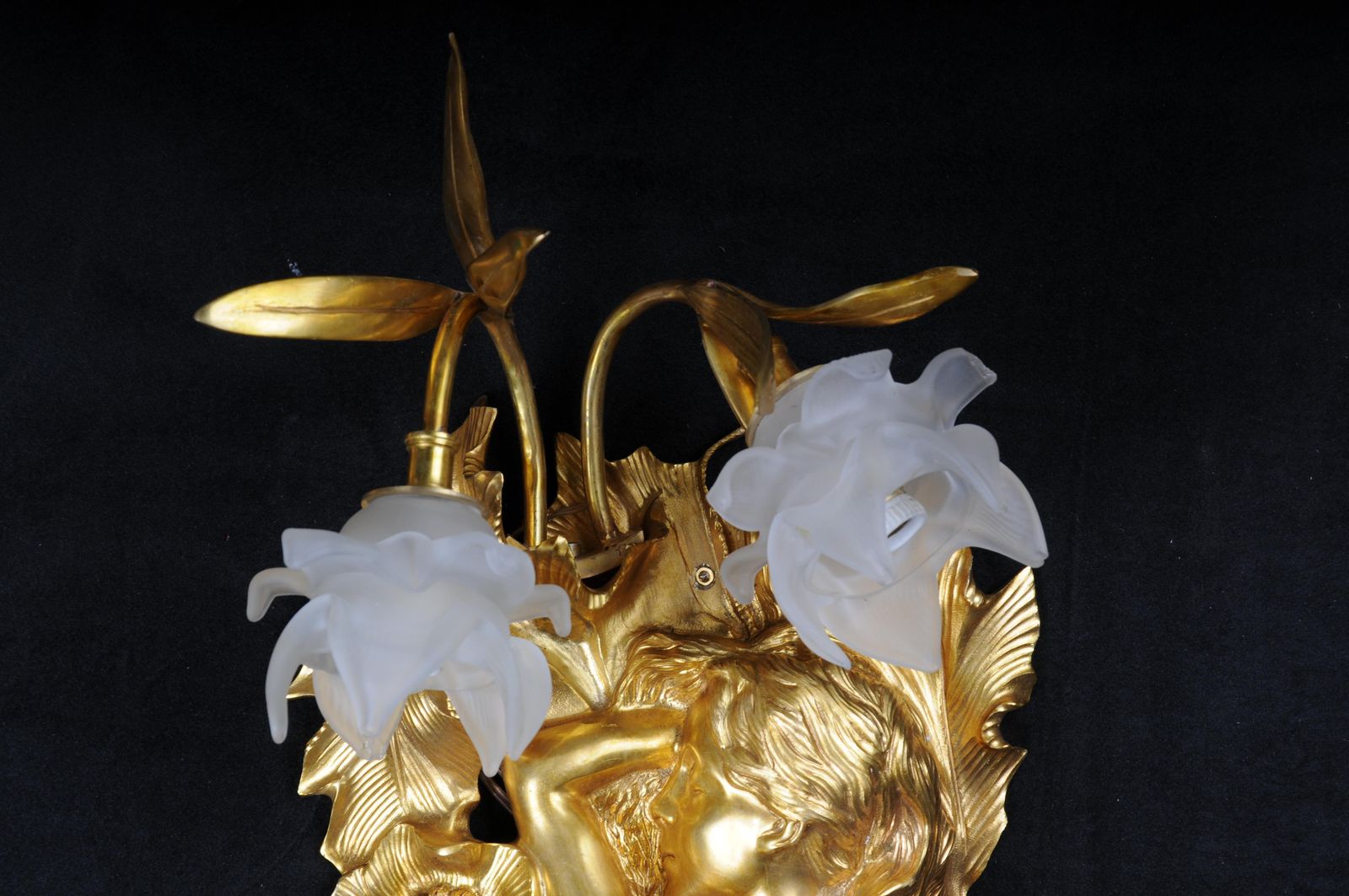 Pair (2) Magnificent French Art Nouveau Wall Sconces, Paris photo buy