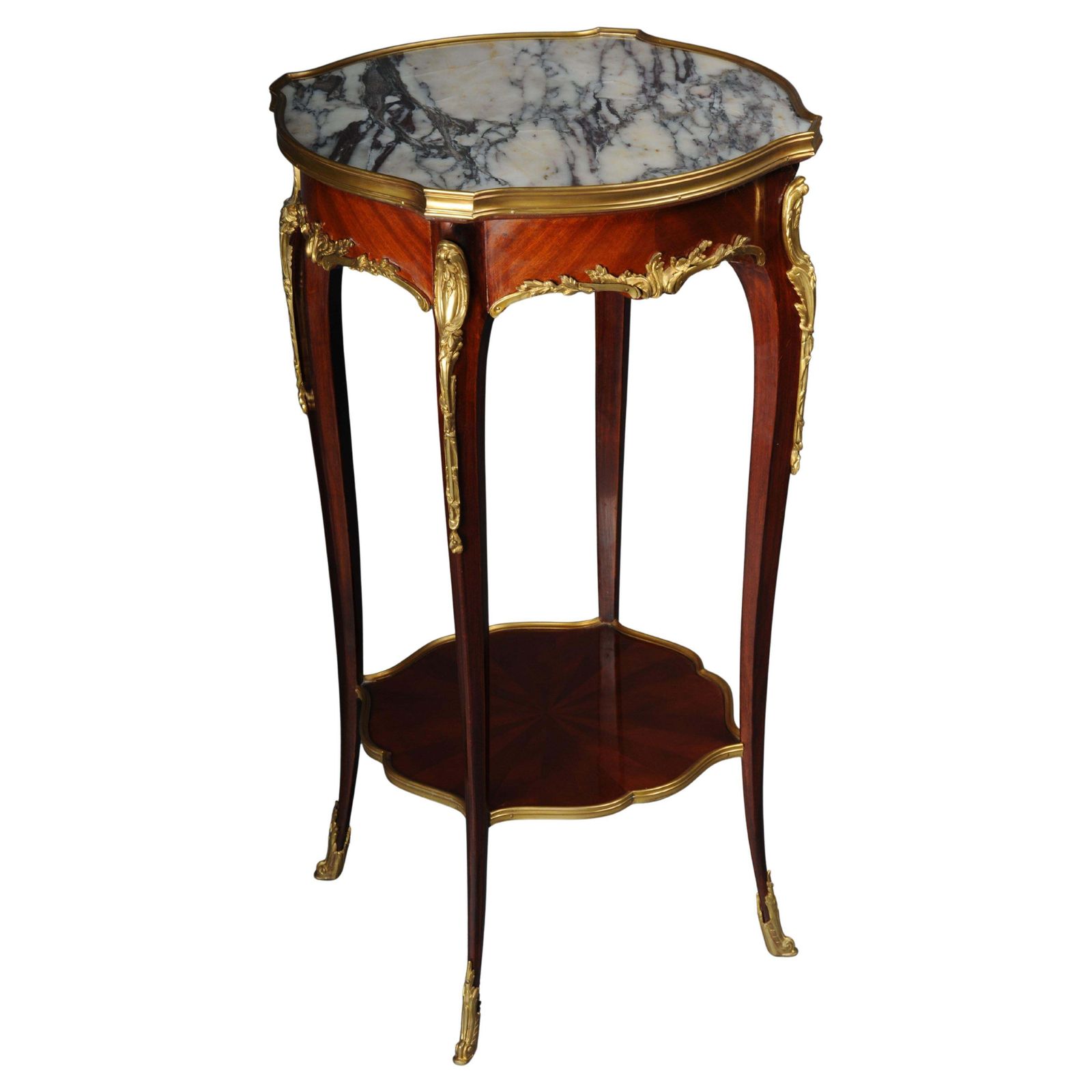 20th Century French Salon Side Table, Louis XV After F. Linke, Beech