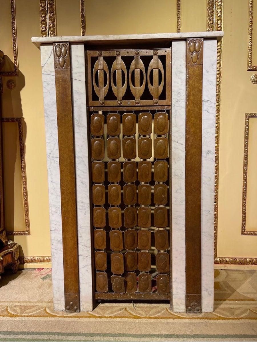 Unique Art Nouveau Heater Cladding / Fireplace Cladding photo furniture