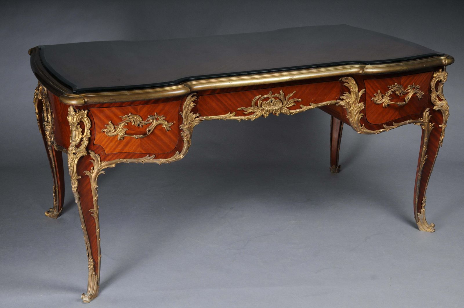Royal French Bureau Plat In Louis XV Style After Francois Linke, Paris photo furniture