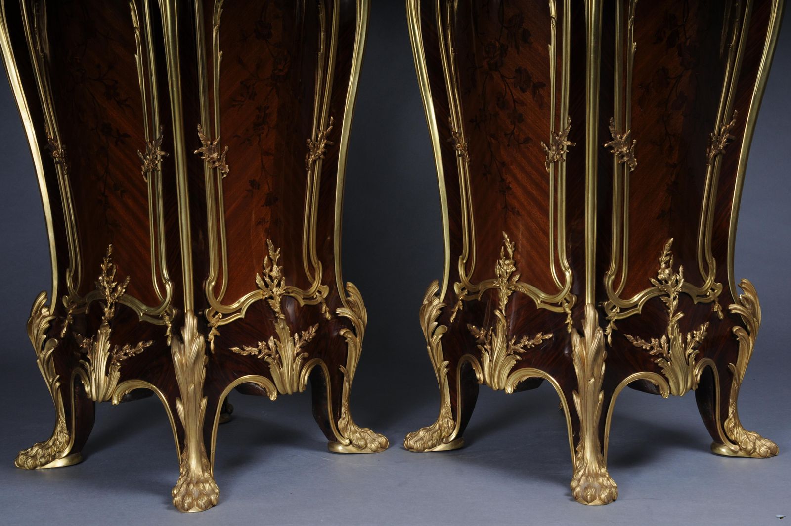 20th Century Pair Of Ormolu Pedestals / Column After Joseph Emmanuel Zwiener photo 24730.0