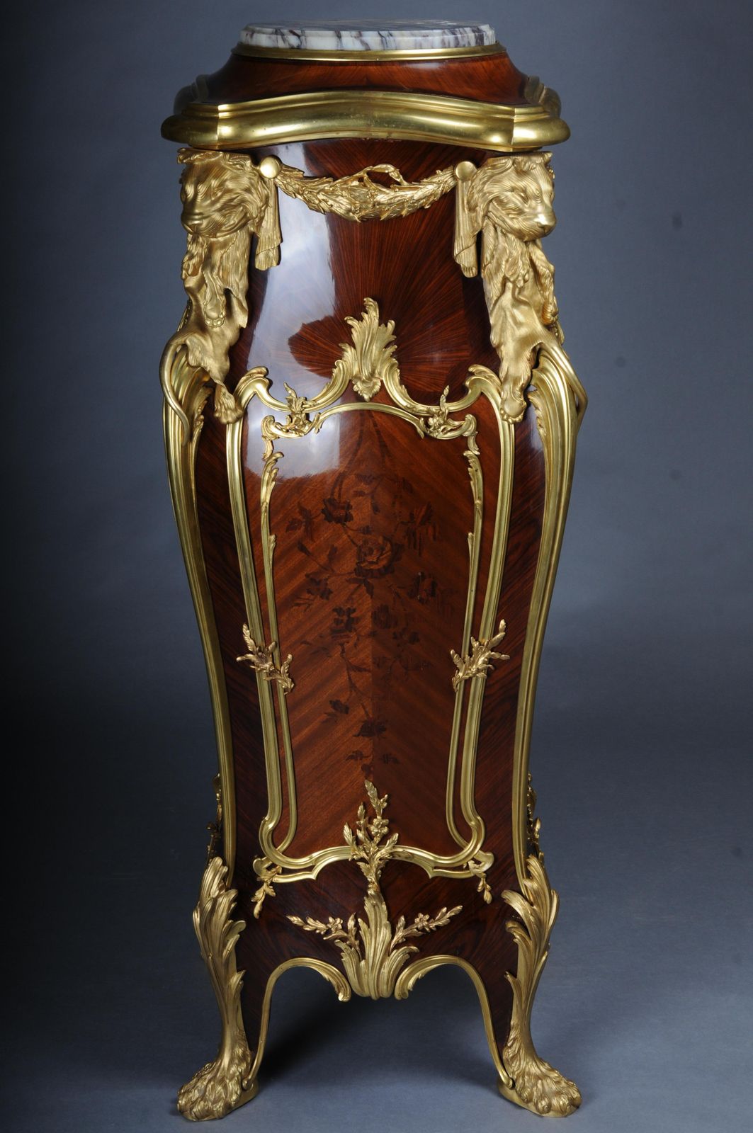 photo furniture 20th Century Pair Of Ormolu Pedestals / Column After Joseph Emmanuel Zwiener