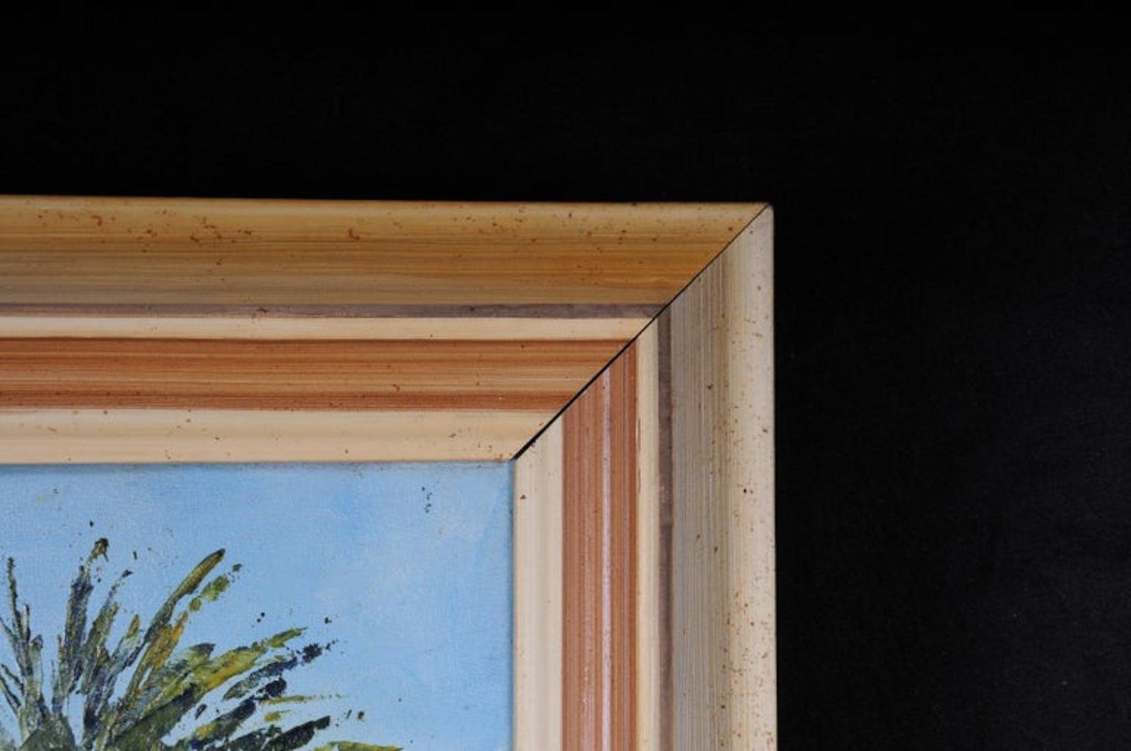 Oriental Painter Oil Painting O. Birkholz photo vintage