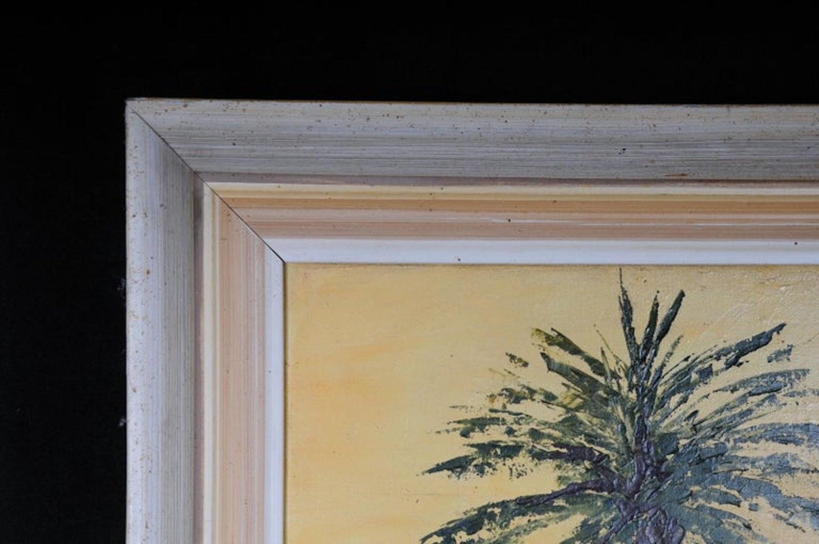 photo furniture Oriental Painter Oil Painting, Signed O. Birkholz