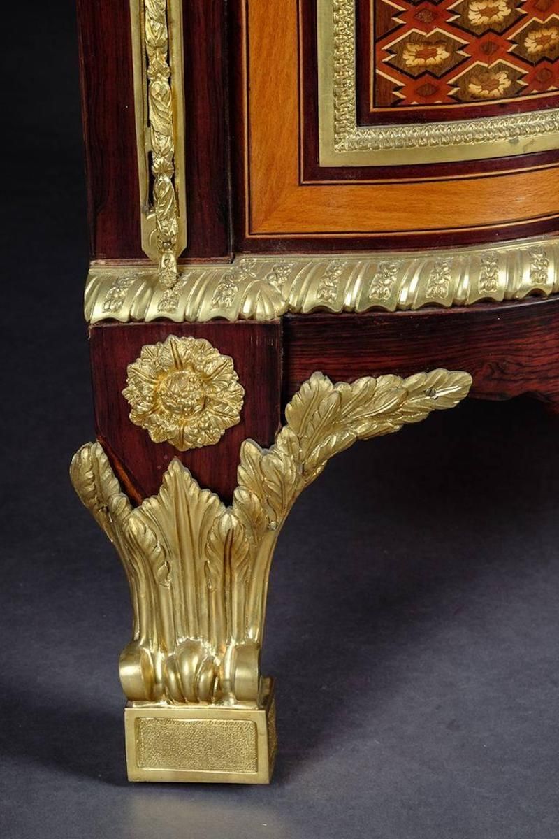 20th Century Louis XV Style Corner Commode After Jean Henri Riesener photo 9108.0