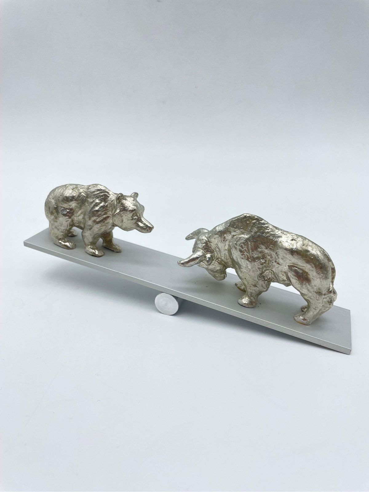 Sculpture Karsten Klingbeil (Berlin Bear And Bull). Desk Accessories/Paperweight photo for sale