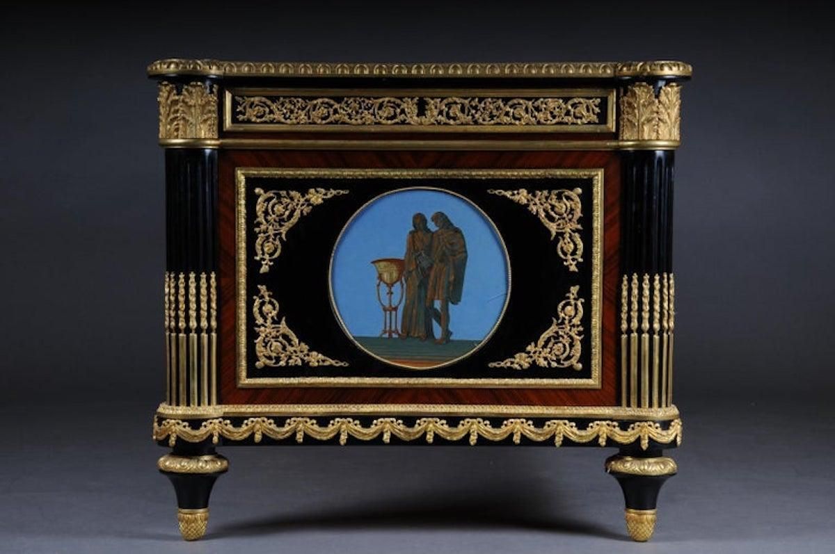 20th Century Imperial Bureau Plat / Writing Desk In The Style Of Louis XVI photo Furniture