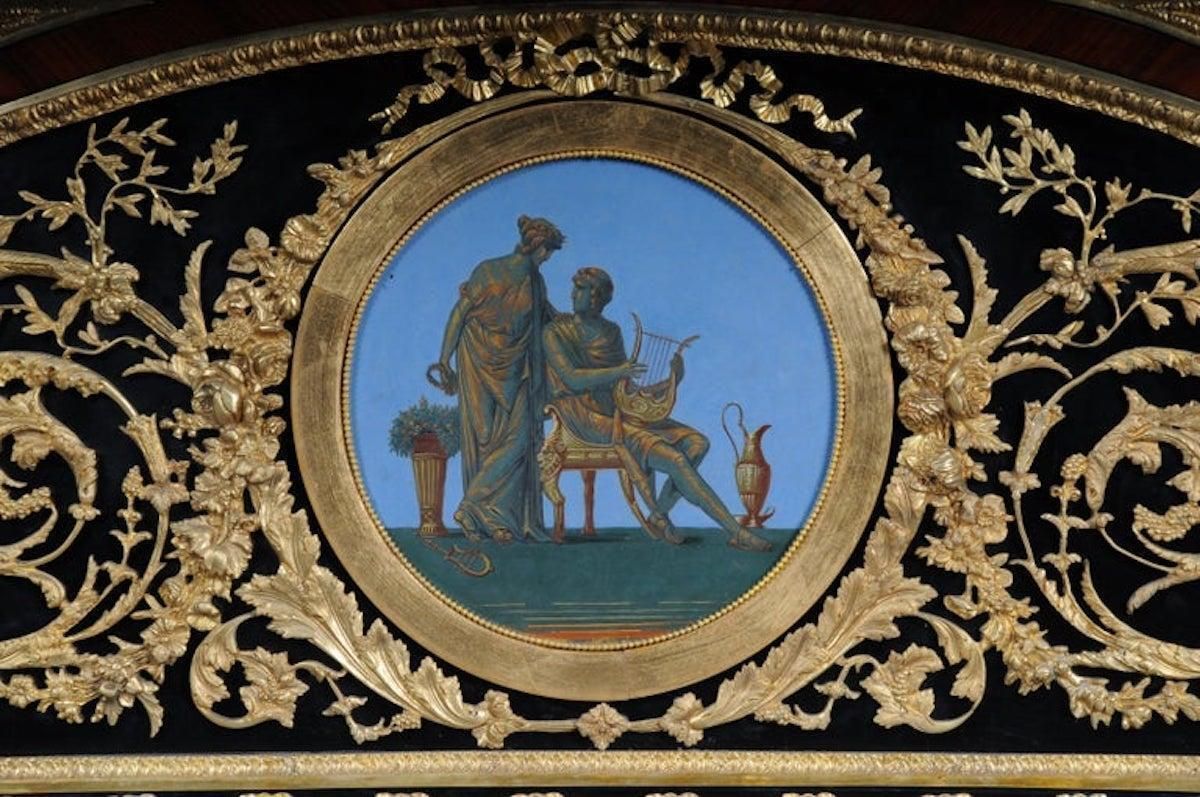 Furniture 20th Century Imperial Bureau Plat / Writing Desk In The Style Of Louis XVI photo
