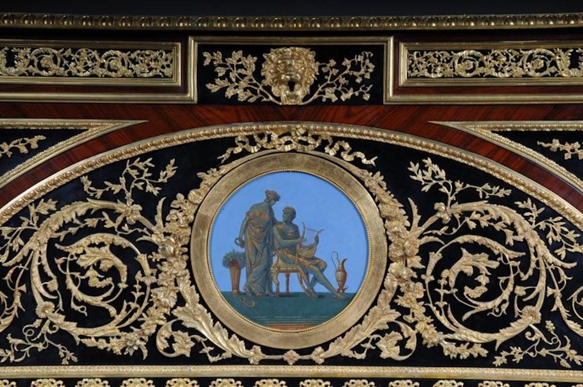 photo vintage 20th Century Imperial Bureau Plat / Writing Desk In The Style Of Louis XVI