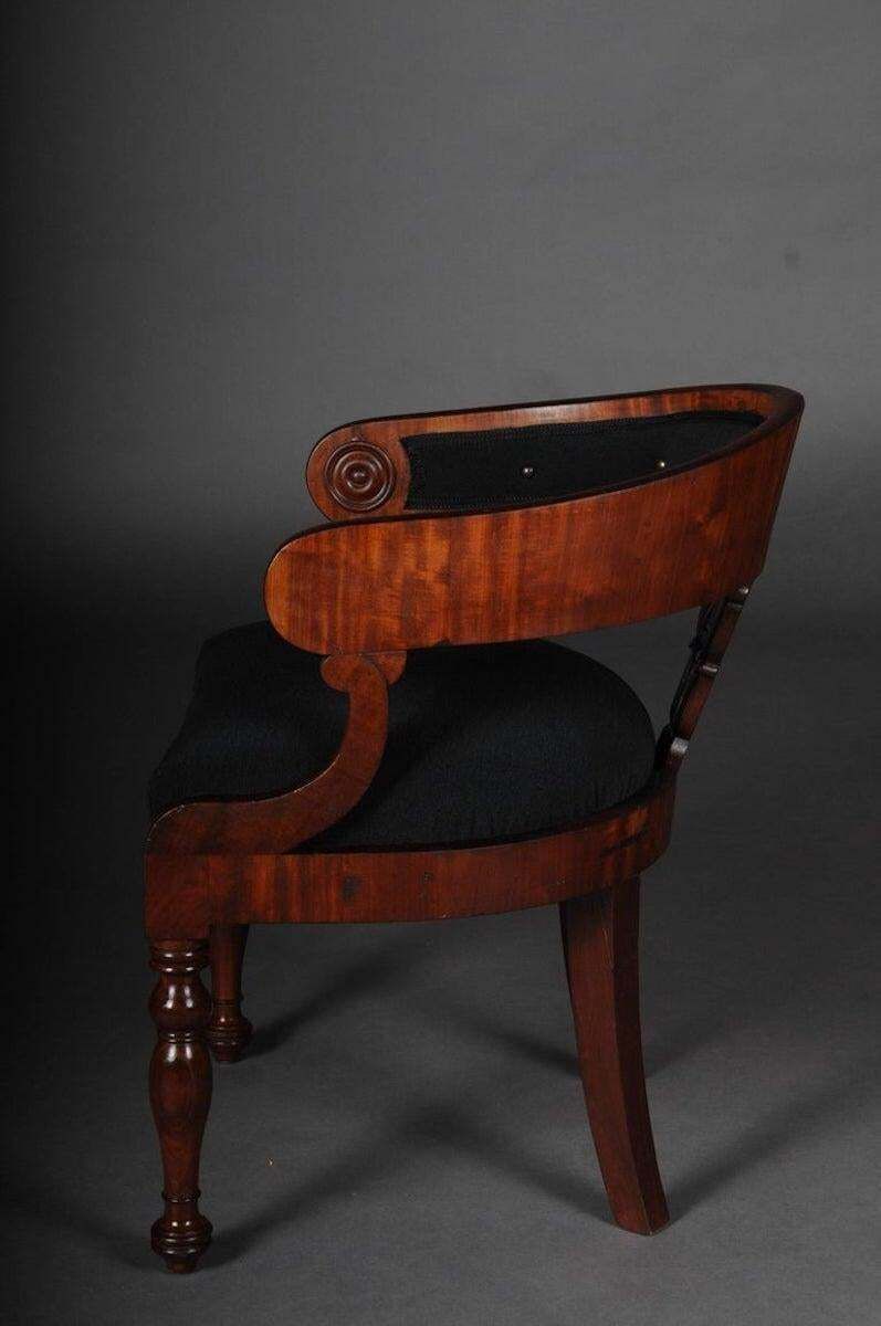 Antique Empire / Biedermeier Armchair, Circa 1810, Mahogany photo vinterior