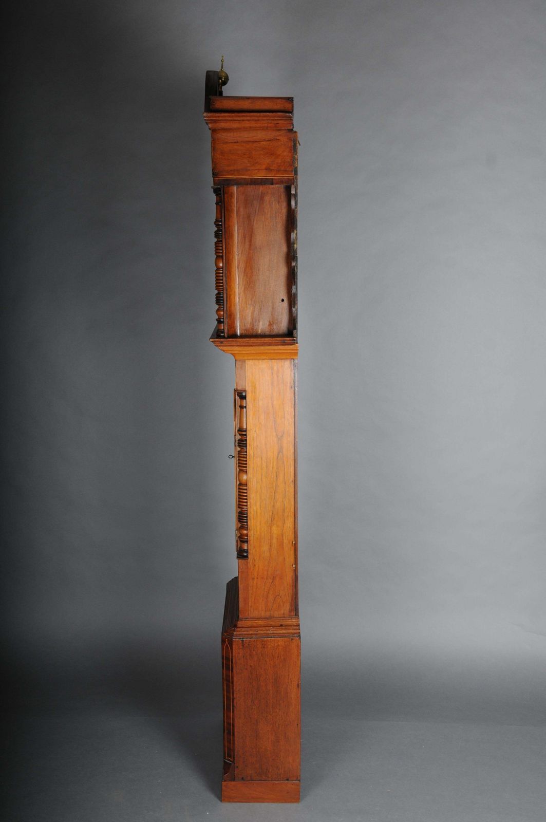 photo vinterior Unique Antique English Grandfather Clock, Mahogany, 18th Century