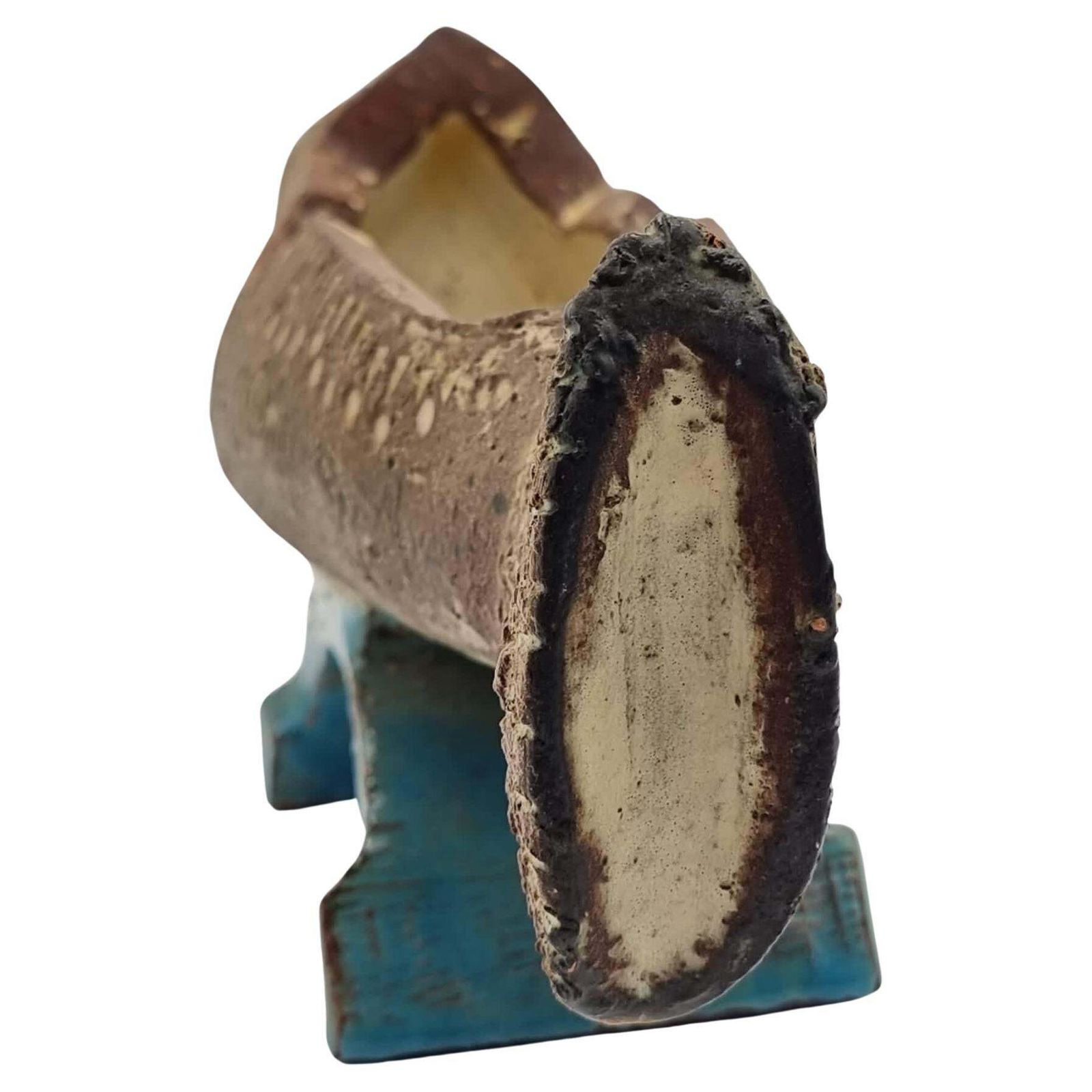 photo furniture Antique Ceramic Fish Sculpture / Figure Signed Artist Gilbert Portanier France