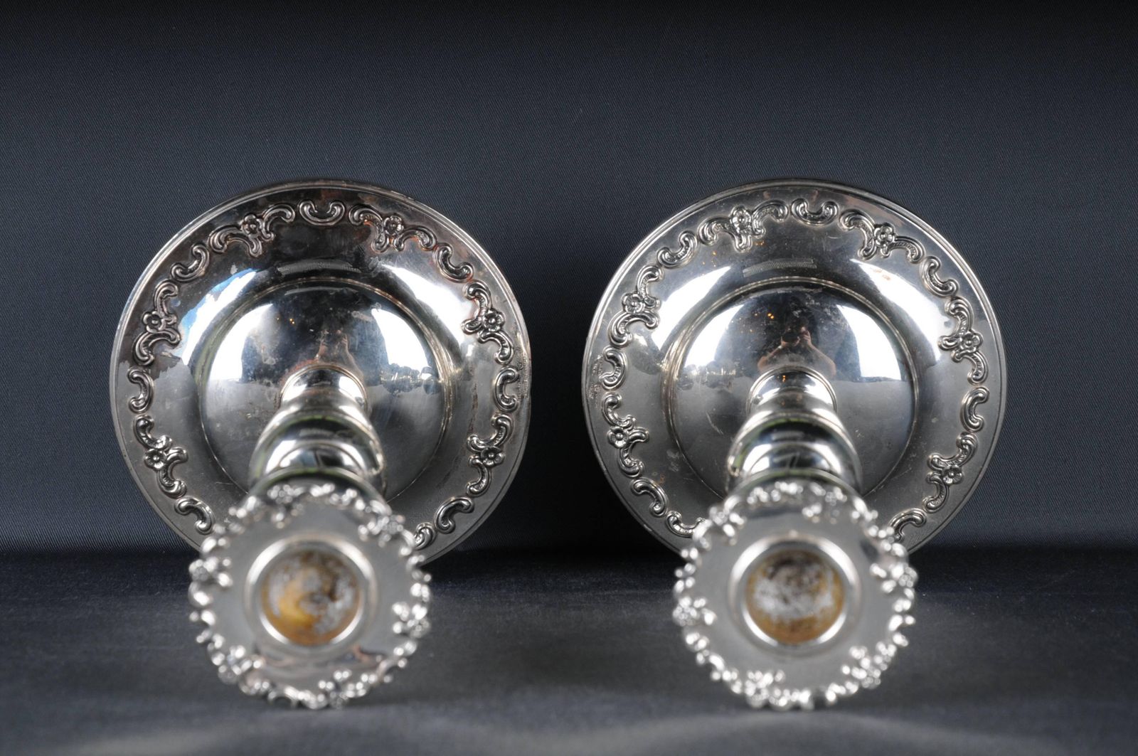 2 Classic Silver Candlestick 925 Sterling Germany Original Alt Heidelberg photo buy