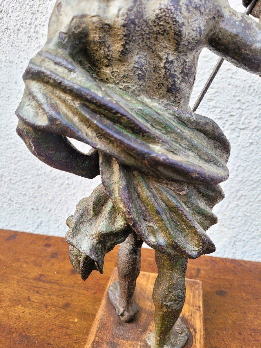 photo furniture Cast Iron Mercury Statue, 18th Century And Earlier
