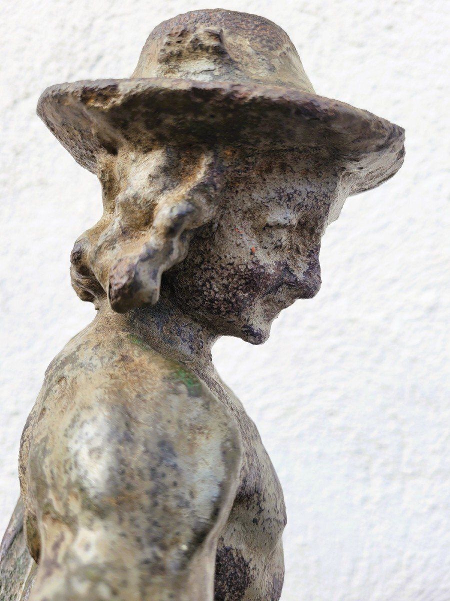 Art Cast Iron Mercury Statue, 18th Century And Earlier photo