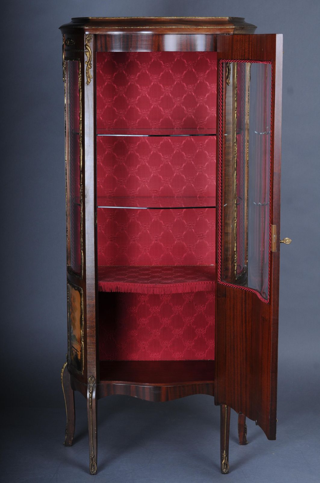 photo for sale Elegant French Ornamental Display Case, Gilded Bronze, Louis XV