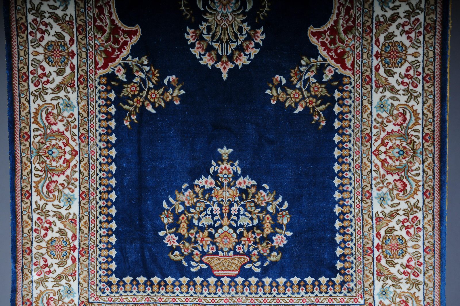 Anatolian Prayer Rug/Tapestry Cotton/Silk, 20th Century photo 1043.0