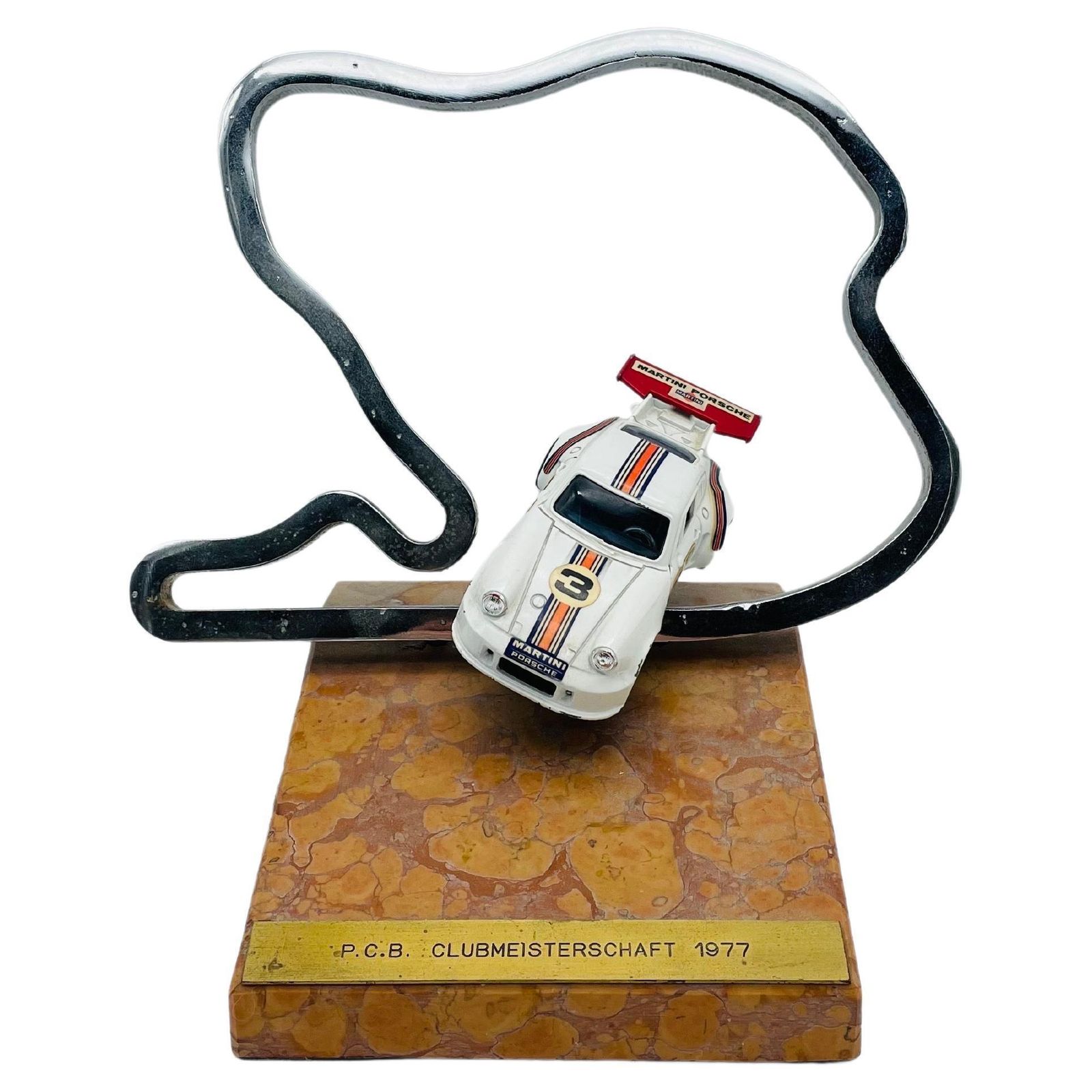 Porsche Turbo Club Model Car Shinsei Mini Power 1:37 Sculpture. Rarity photo vinterior