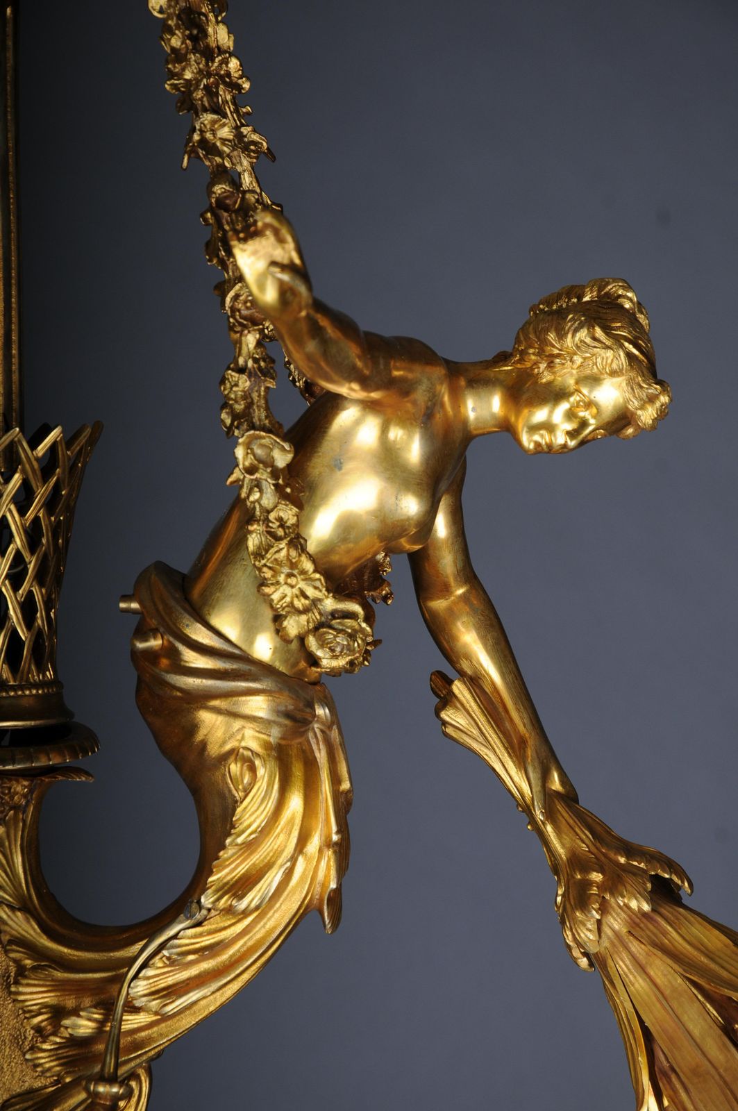 photo vinterior Pair (2) Of Unique French Sconces, Gilt Bronze, Paris, 20th Century
