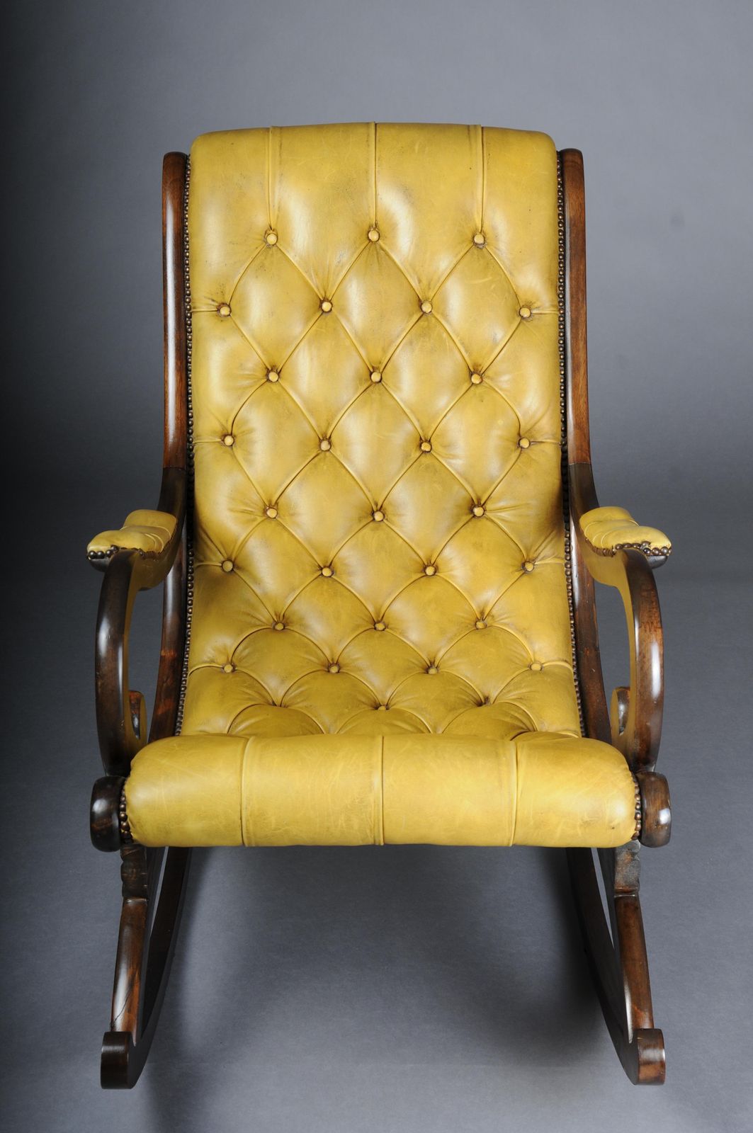 Antique English Chesterfield Rocking Chair photo buy