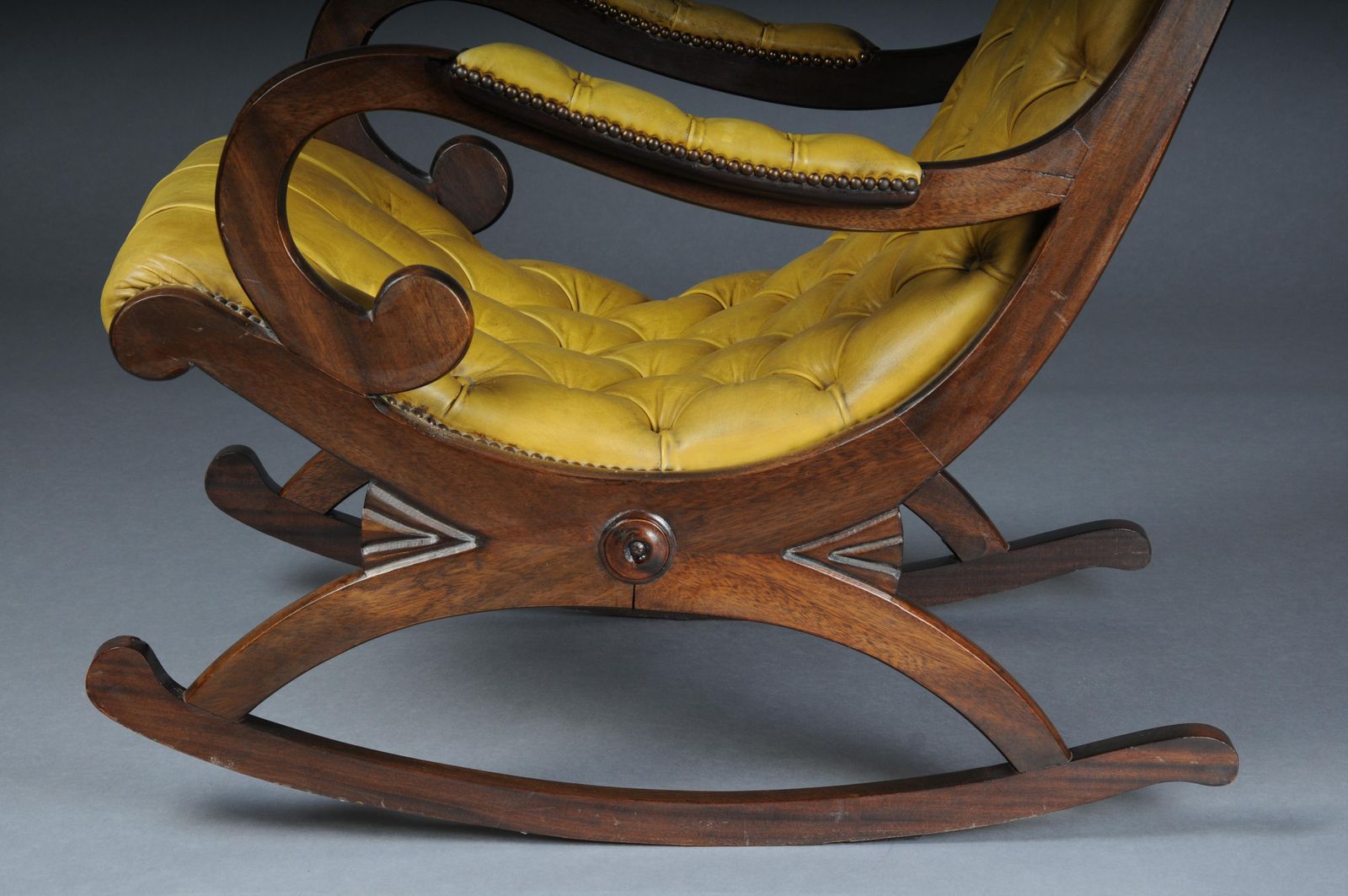 photo buy Antique English Chesterfield Rocking Chair