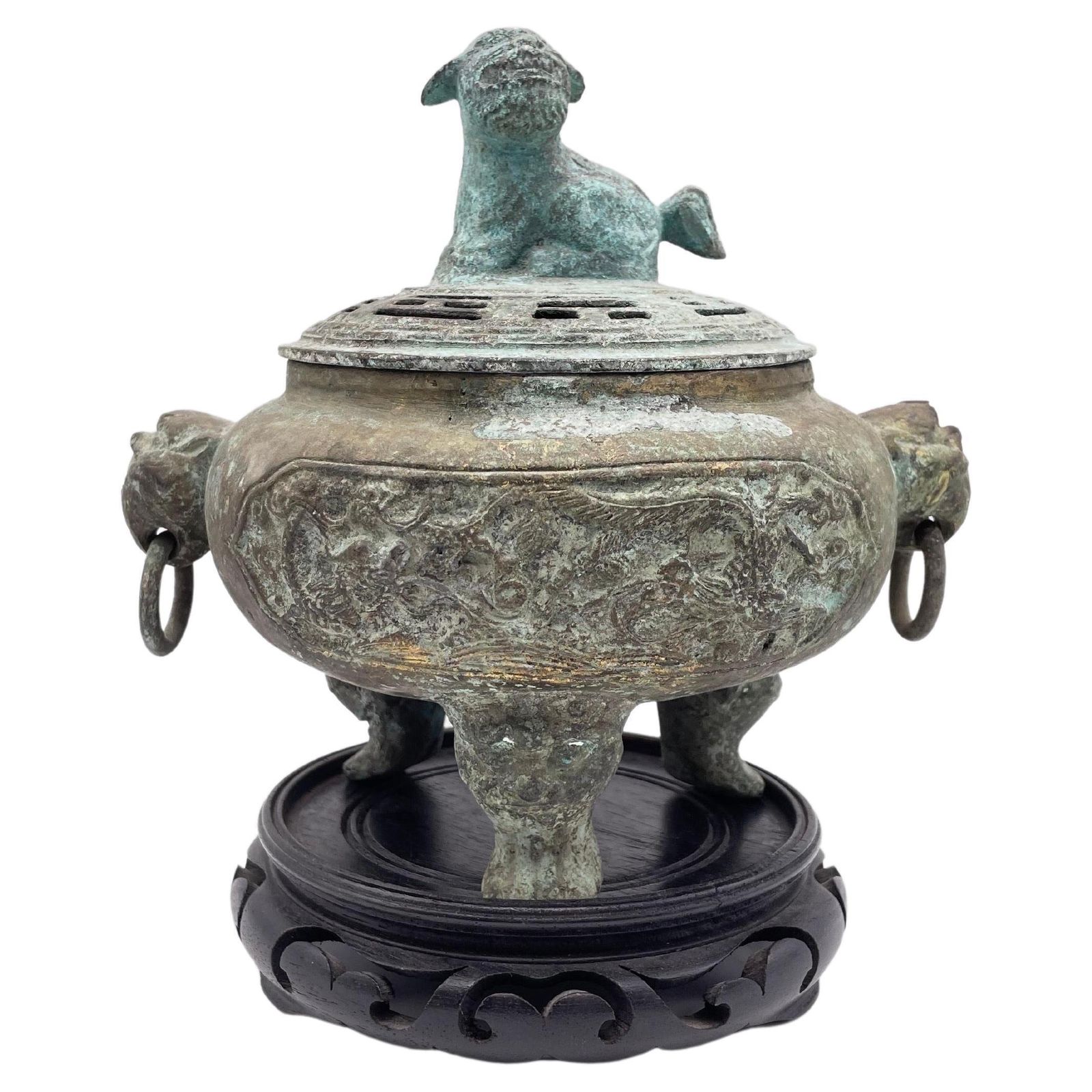 Antique China Bronze Incense Burner