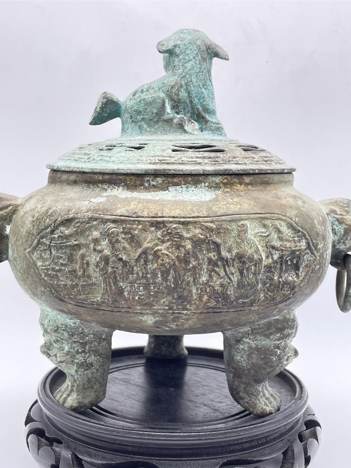 Antique China Bronze Incense Burner photo buy