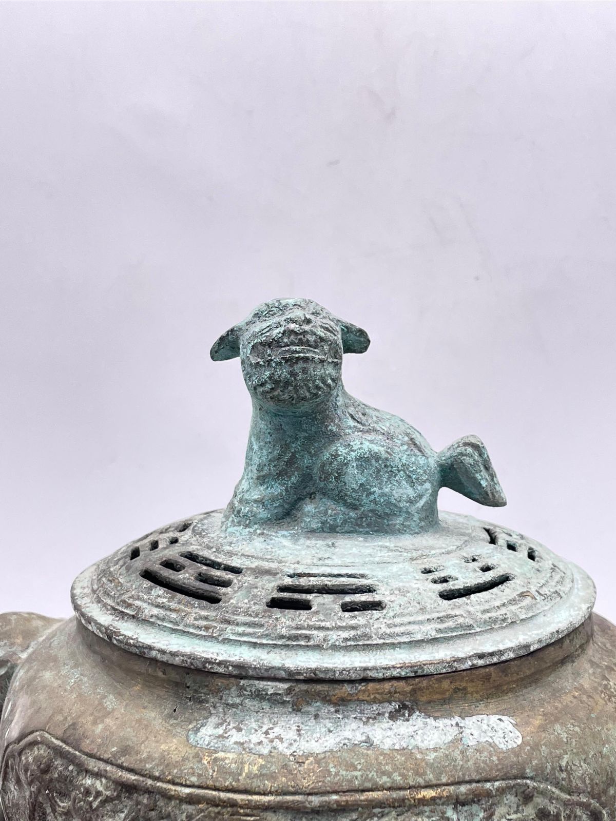 photo furniture Antique China Bronze Incense Burner