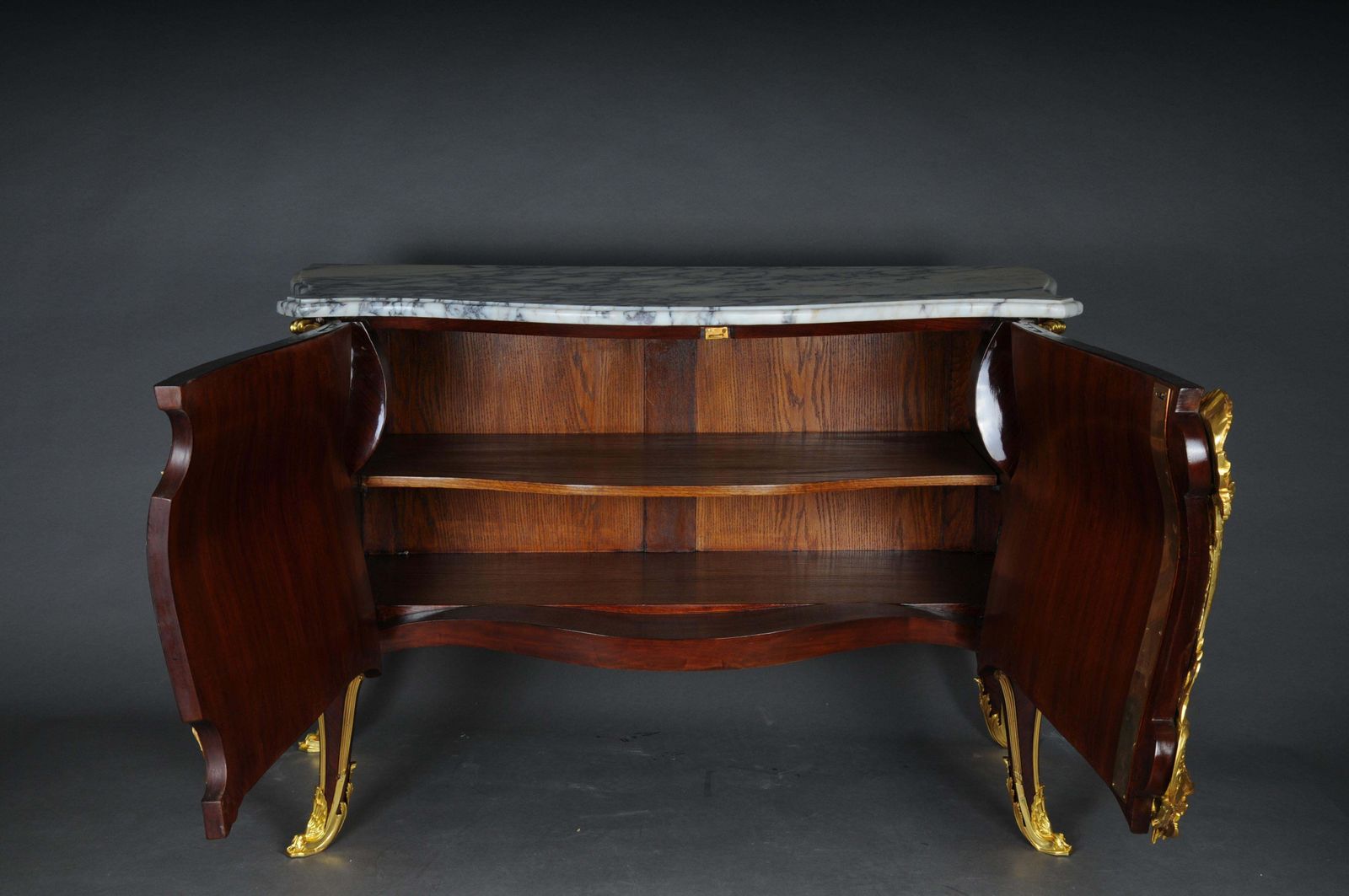 photo buy 20th Century Royal Francois Link Chest Of Drawers, Oak With Gilt Bronze
