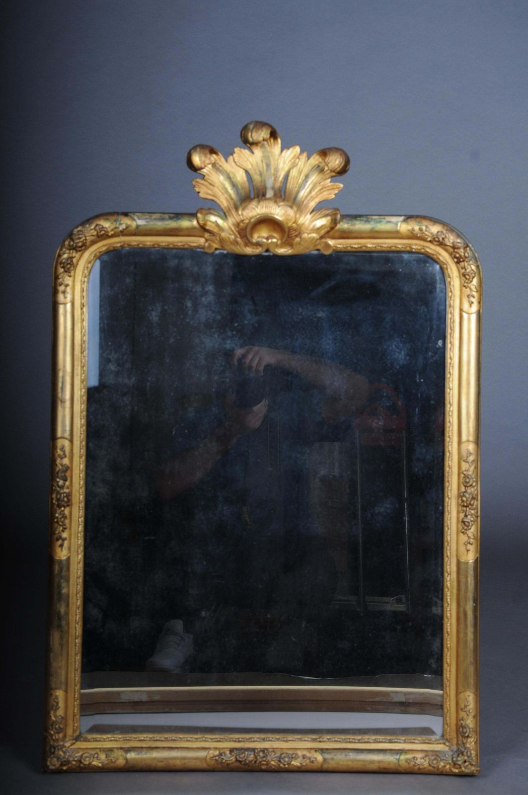 Antique Gold Wall Mirror From 1780 photo furniture