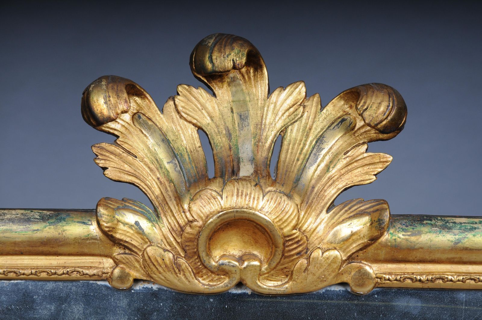Antique Gold Wall Mirror From 1780 photo for sale