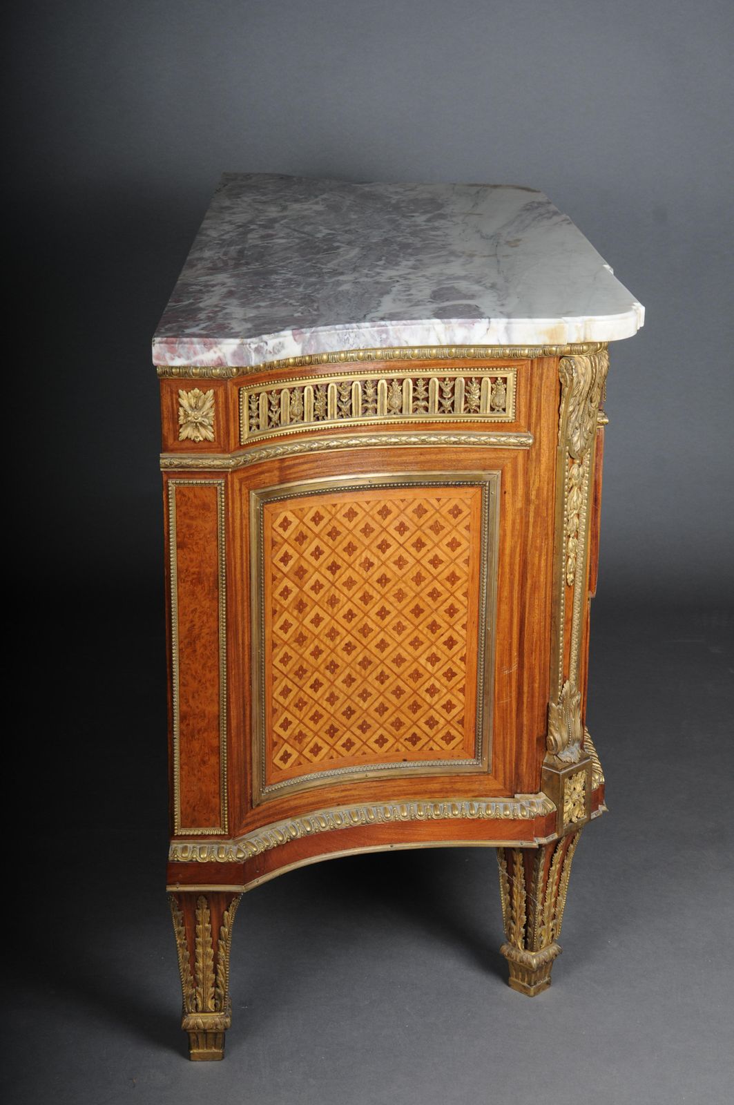 Royal Dresser After J. H. Riesener, Paris From 1880, Gilded Bronze, Napoleon III photo Furniture