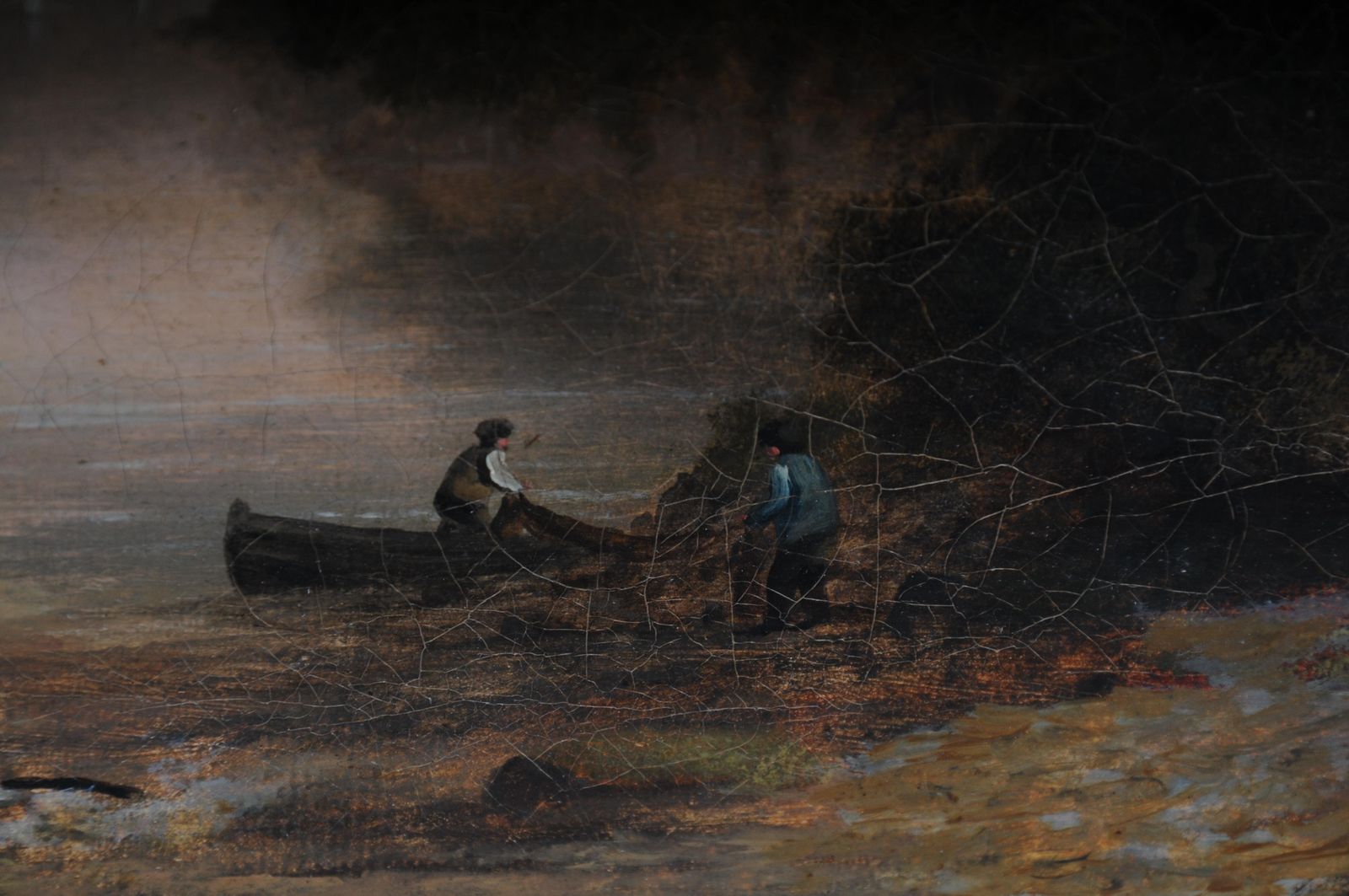2565.0 Antique Oil Painting Romance Landscape Painting. 19th Century photo