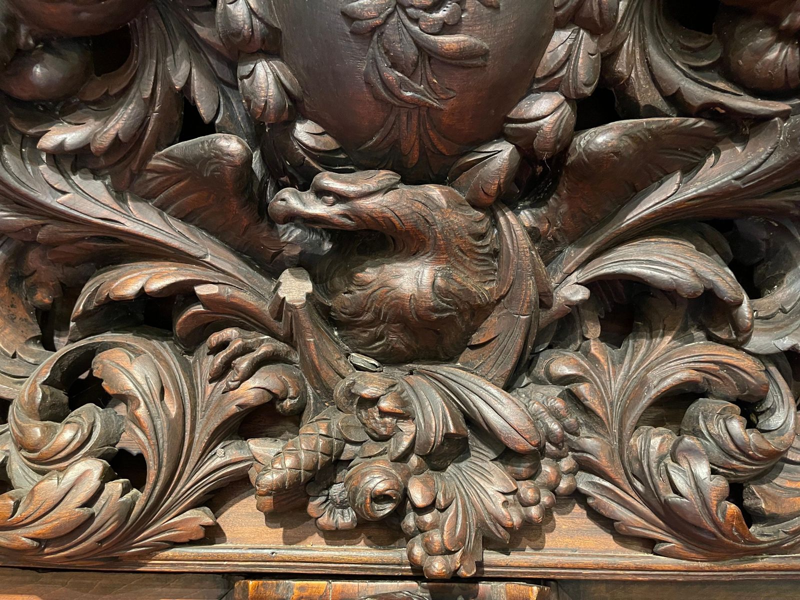 Monumental Baroque Cabinet, Oak, Around 1720, North German photo Furniture
