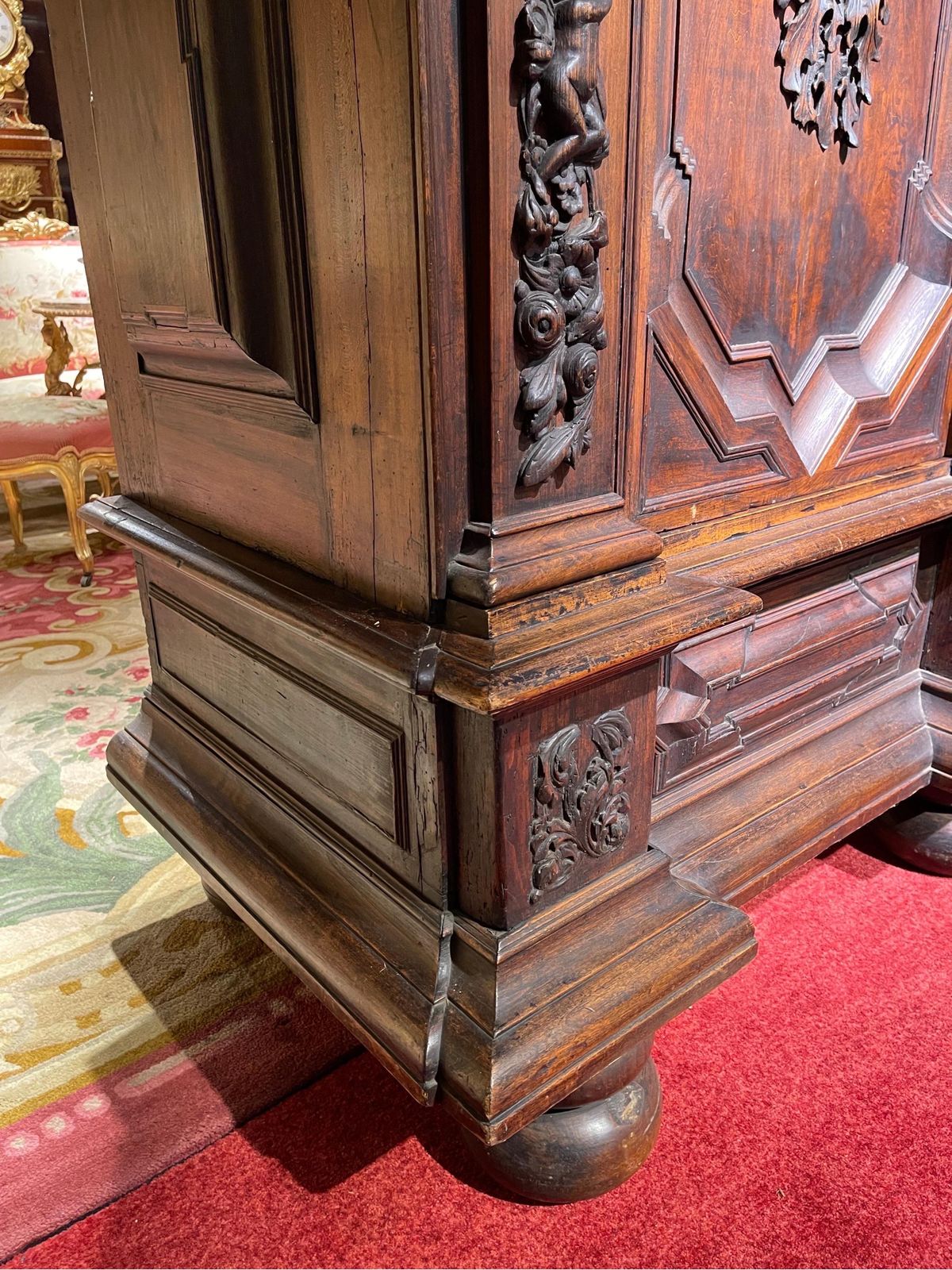 Monumental Baroque Cabinet, Oak, Around 1720, North German photo vinterior
