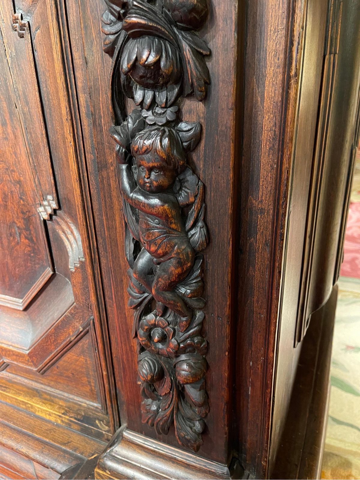 photo buy Monumental Baroque Cabinet, Oak, Around 1720, North German