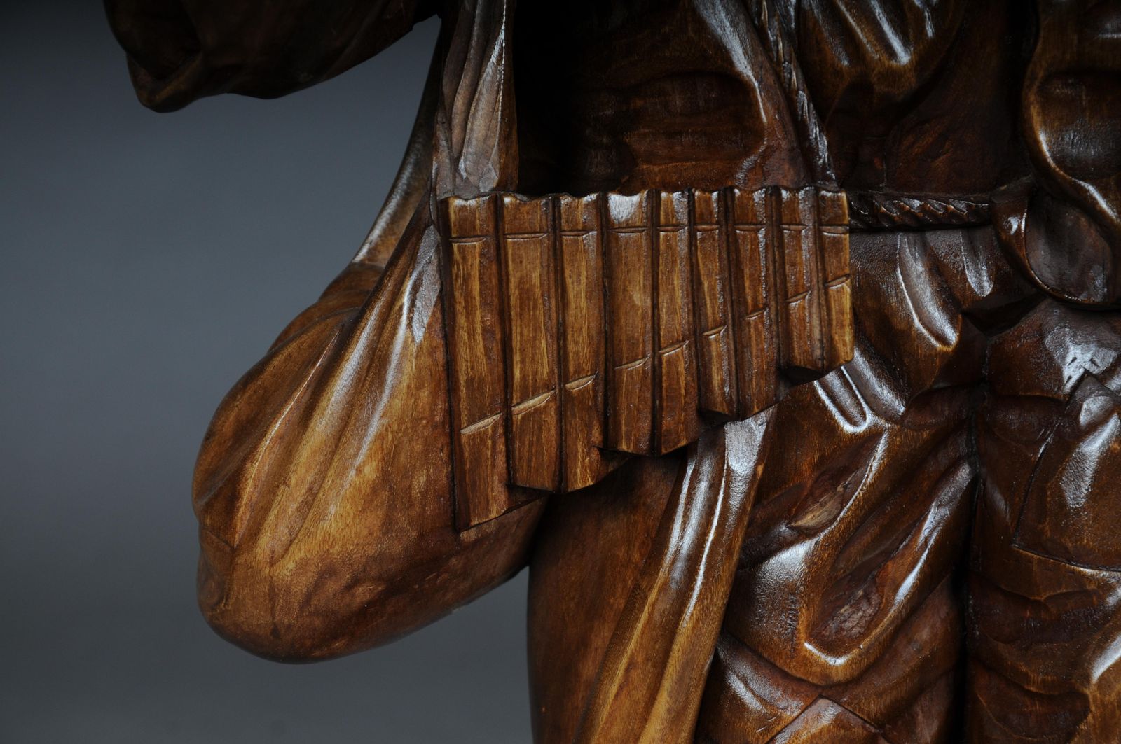 20th Century Wooden Sculpture, Ranger Made Of Lime Tree, Southern German photo vinterior