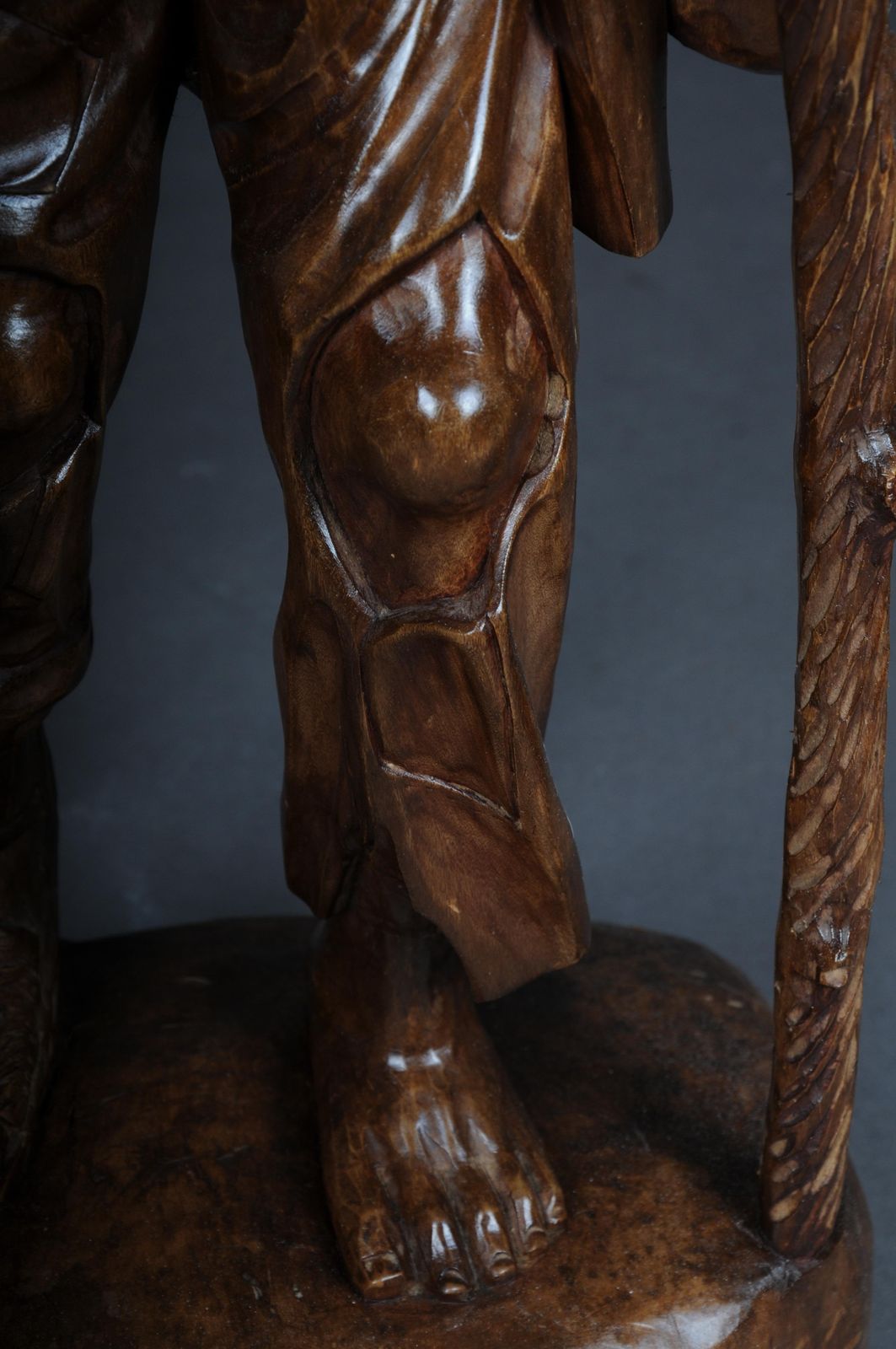 photo for sale 20th Century Wooden Sculpture, Ranger Made Of Lime Tree, Southern German
