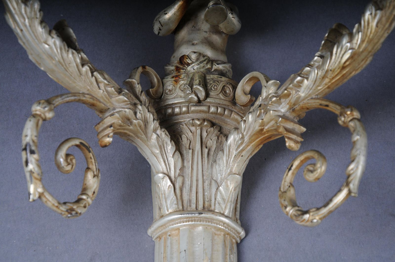 photo buy Beautiful Antique Bronze Candle Sconce From Around 1880, France