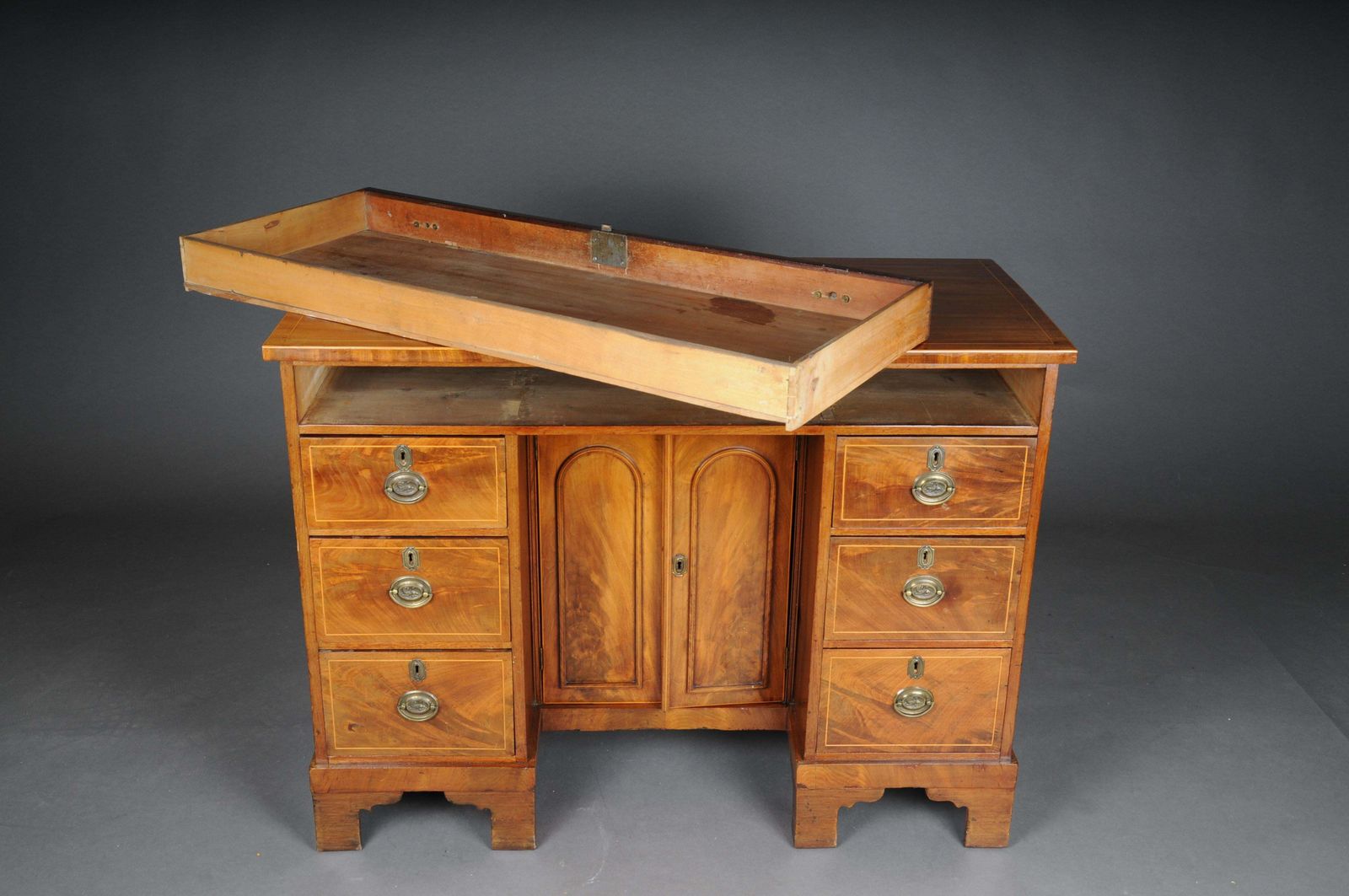 photo buy Antique English Victorian Mahogany Desk Circa 1880