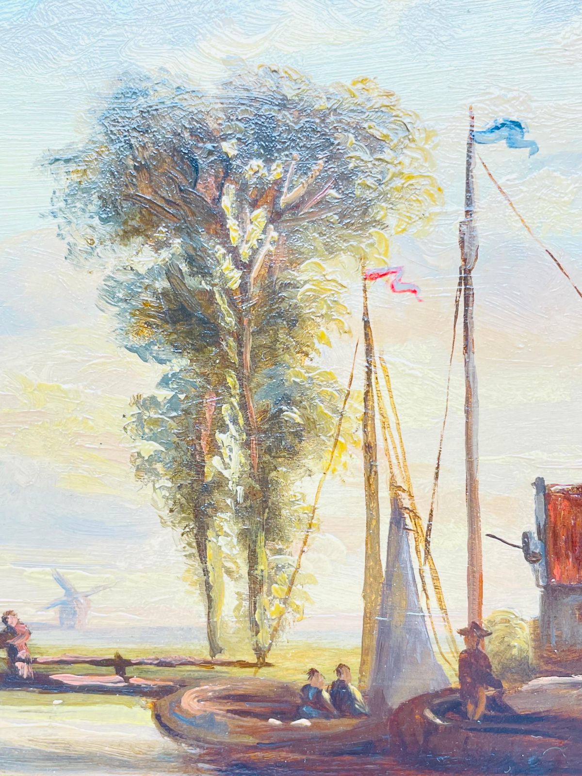 Antique Seascape Painting By Conrad Eilers, Around 1890 photo buy