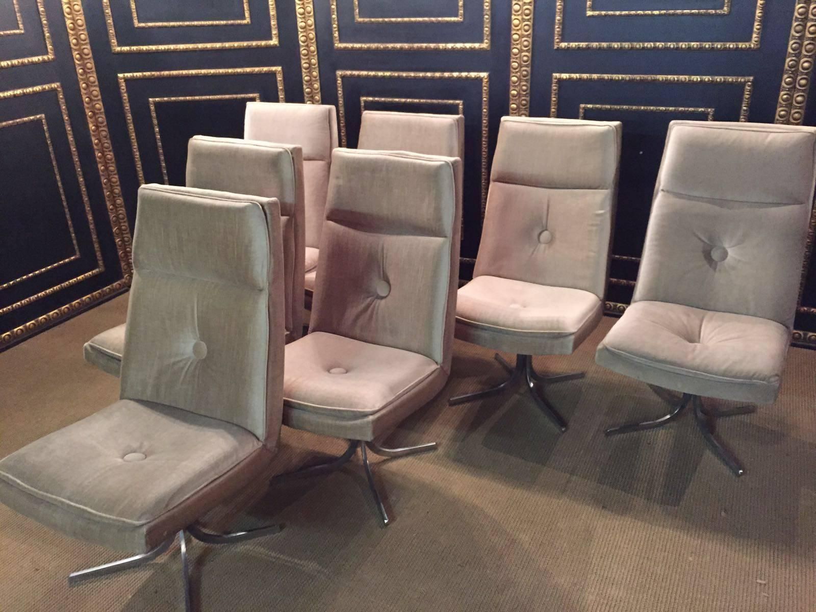 Ten Lounge Chairs Seventies Bauhaus, Germany, 1970s photo vinterior