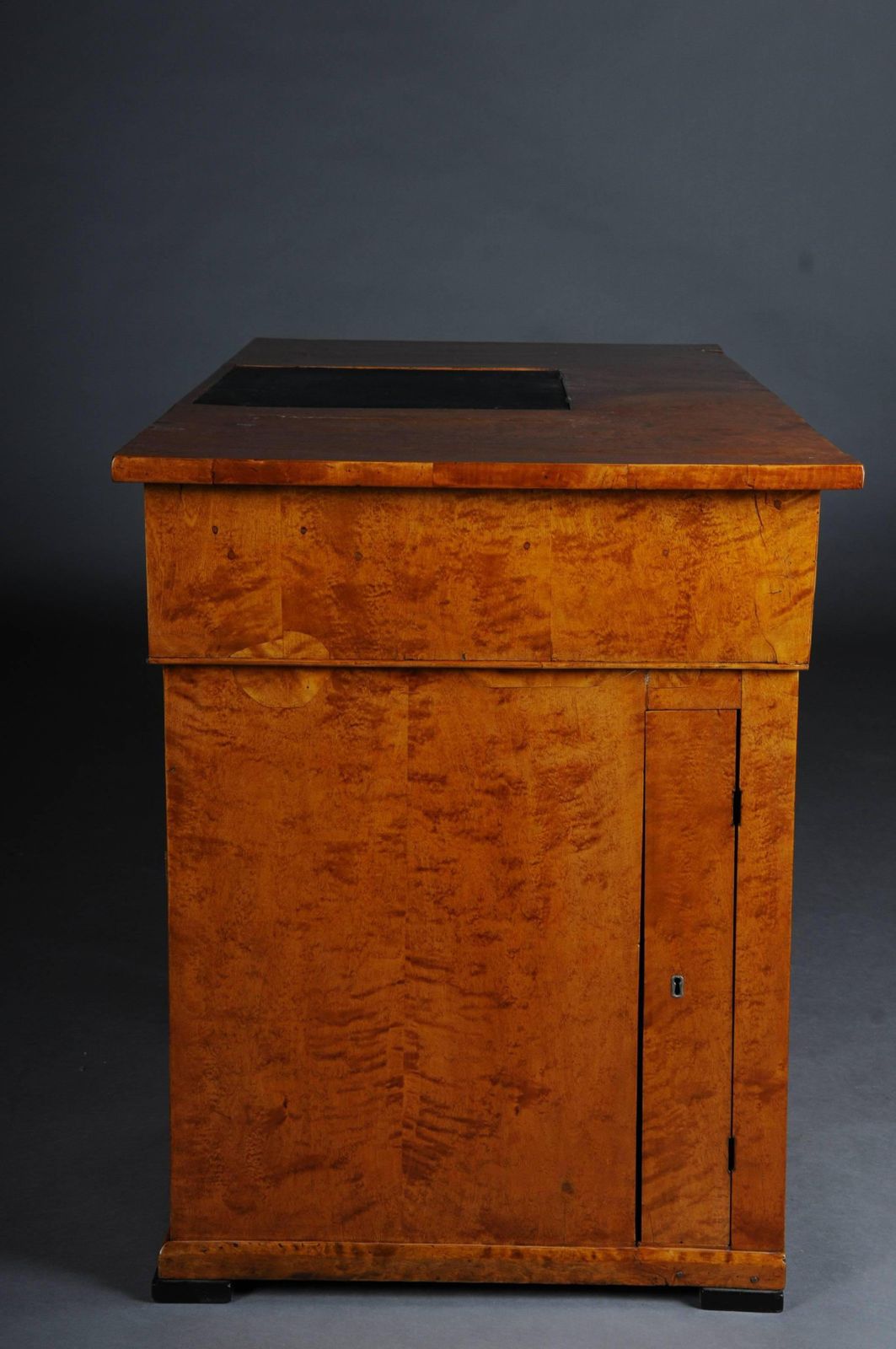 20th Century Unique Biedermeier Writing Desk, Flamed Birch photo Furniture