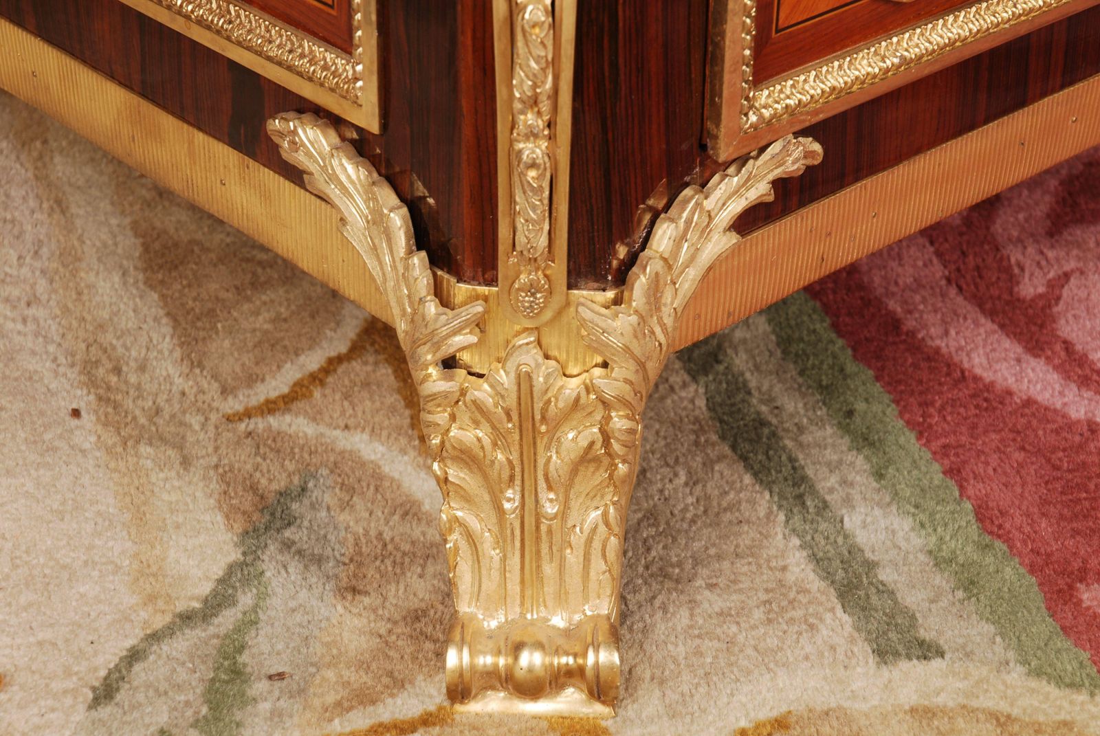 photo for sale 20th Century Commode/Console After Jean Henri Riesener, Gold