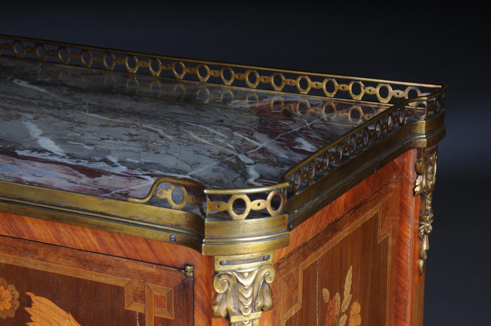 photo furniture 19th Century French Marquetry Dresser Transition, Napoleon III, Circa 1870