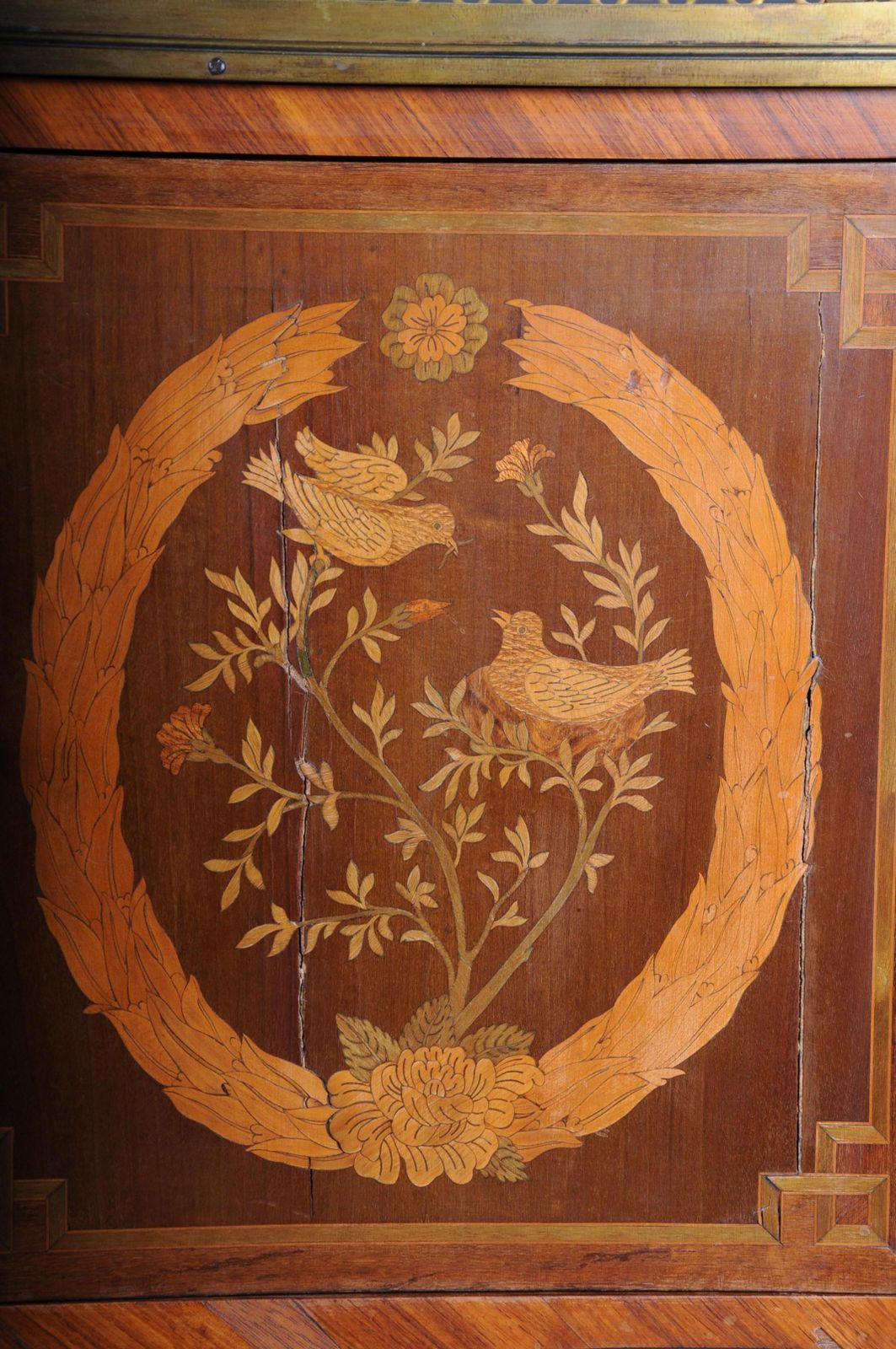5850.0 19th Century French Marquetry Dresser Transition, Napoleon III, Circa 1870 photo