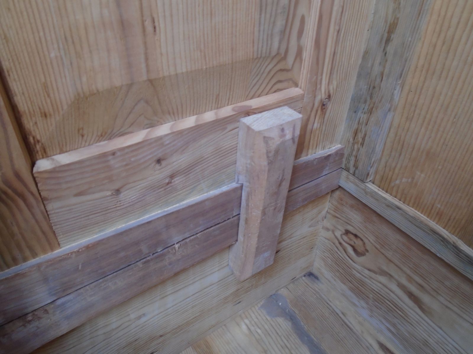 Great Georgian Panelled Pine Knockdown Wardrobe To Wax/Paint photo buy